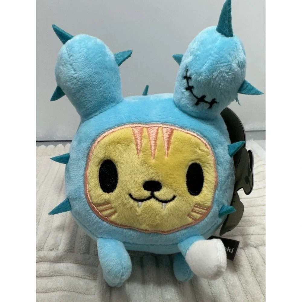 Tokidoki Cat Bruttino Blue Cactus Friends Plush Stuffed Toy NEW with TAGS!